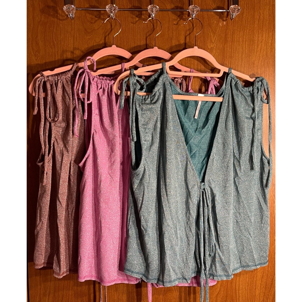 Free People Wanna Dance Convertible Top / Color Jellybean NWT XL - Picture 6 of 10